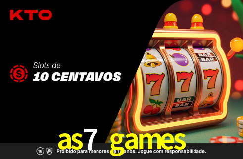 Interface do App as7 games